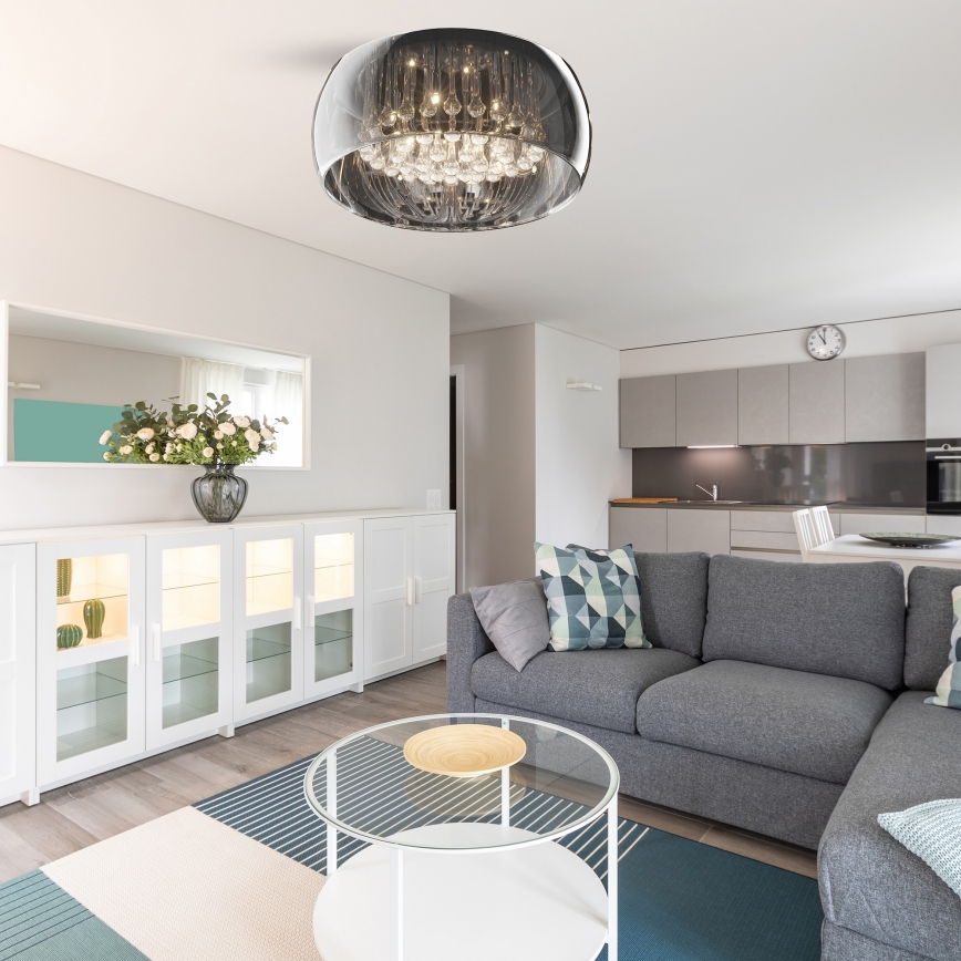 Brilagi - Lámpara de techo LED de cristal JEWEL 6xG9/42W/230V, diámetro 50 cm