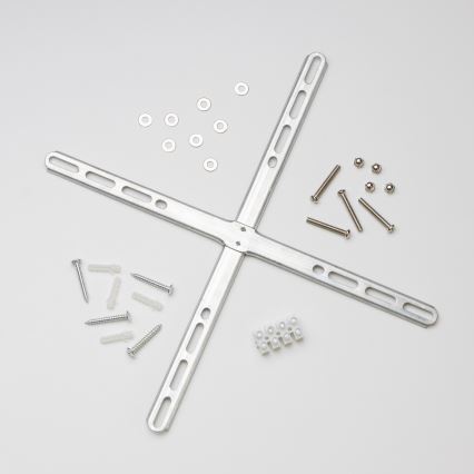 Brilagi - Lámpara de techo LED de cristal MOZART 5xE14/40W/230V Ø 40 cm cromo brillante