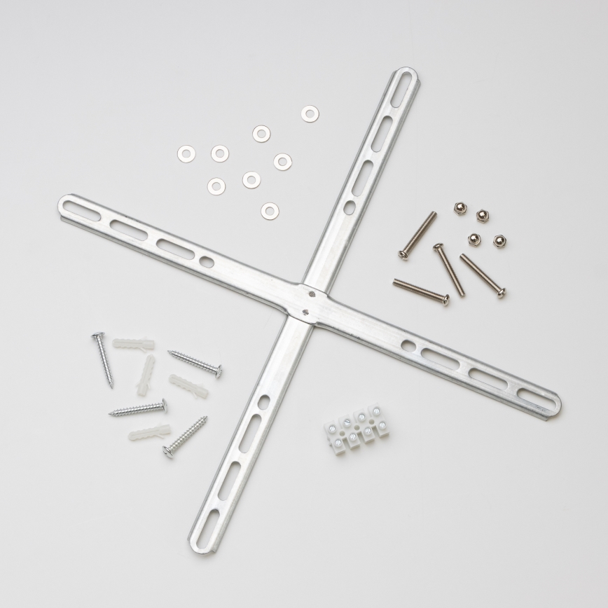 Brilagi - Lámpara de techo LED de cristal MOZART 5xE14/40W/230V Ø 40 cm cromo brillante