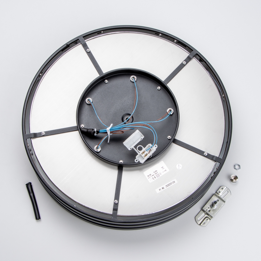 Brilagi - Lámpara de techo LED de cristal VELURE, 5xE14/40W/230V, Ø 46 cm, negra