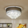 Brilagi - Lámpara de techo LED de cristal VELURE, 5xE14/40W/230V, Ø 46 cm, negra