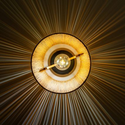 Brilagi - Lámpara de techo LED de montaje en superficie CERIA BOHO 1xE27/40W/230V Ø 28 cm marrón