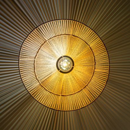 Brilagi - Lámpara de techo LED de montaje en superficie CERIA BOHO 1xE27/40W/230V Ø 50 cm marrón