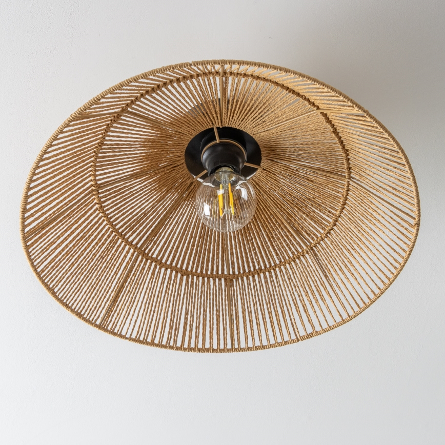 Brilagi - Lámpara de techo LED de montaje en superficie CERIA BOHO 1xE27/40W/230V Ø 50 cm marrón