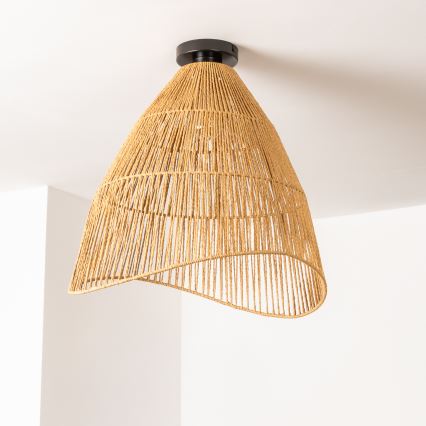 Brilagi - Lámpara de techo LED de montaje en superficie CERIA BOHO 1xE27/40W/230V, Ø 70 cm, marrón