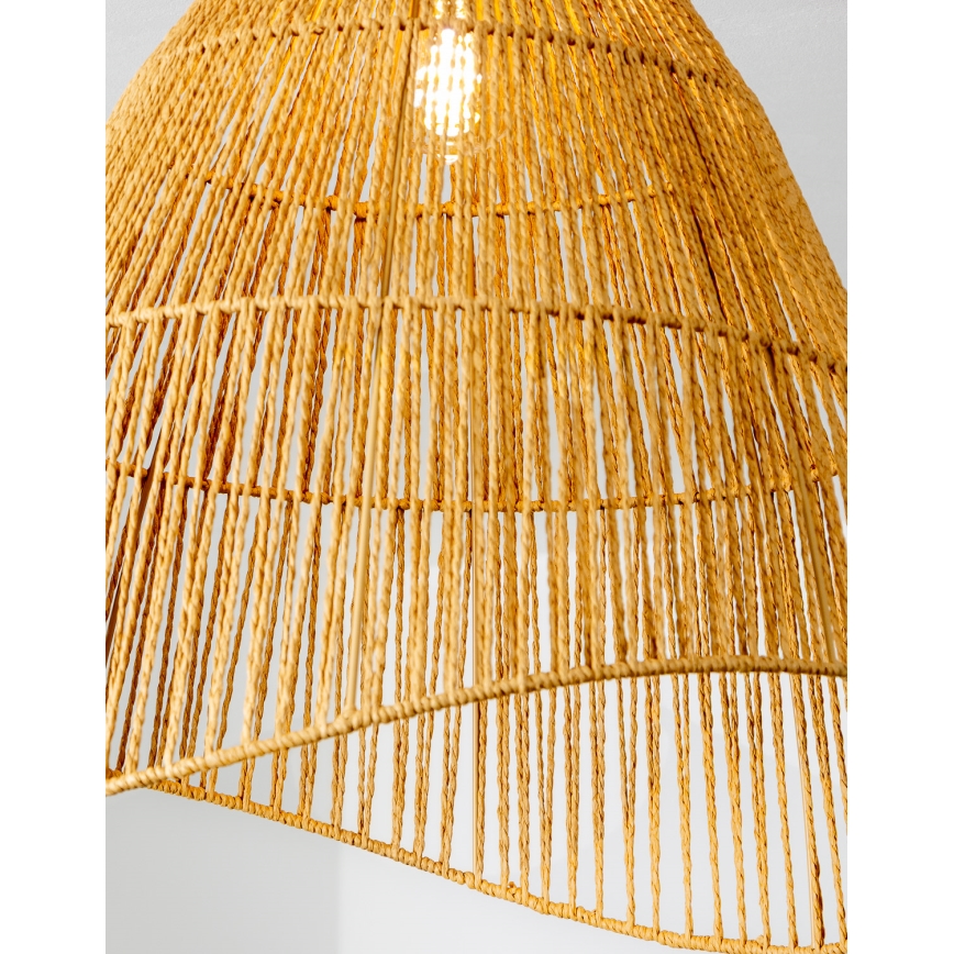 Brilagi - Lámpara de techo LED de montaje en superficie CERIA BOHO 1xE27/40W/230V, Ø 70 cm, marrón