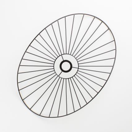 Brilagi - Lámpara de techo LED de montaje en superficie CERIA WIRE 1xE27/40W/230V 40x56 cm negra