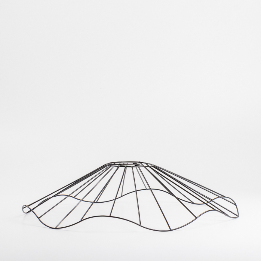 Brilagi - Lámpara de techo LED de montaje superficial CERIA WIRE 1xE27/40W/230V Ø 60 cm negro/roble