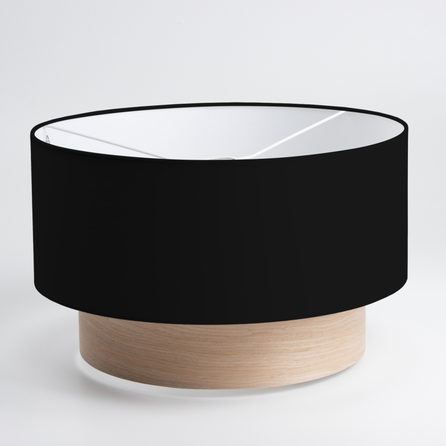 Brilagi - Lámpara de techo LED de superficie CERIA 1xE27/40W/230V diámetro 50 cm negro/beige