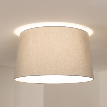 Brilagi - Lámpara de techo LED de superficie CERIA, 1xE27/40W/230V, Ø 45 cm, gris
