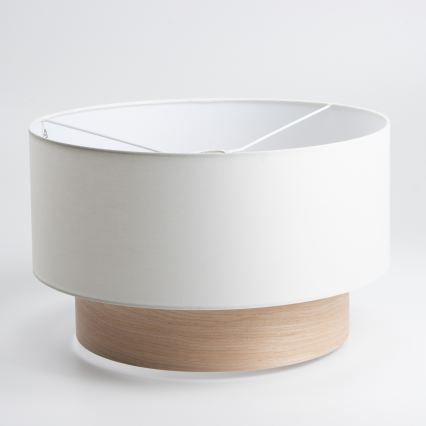 Brilagi - Lámpara de techo LED de superficie CERIA 1xE27/40W/230V Ø 50 cm blanco/beige