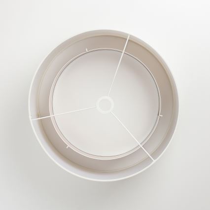 Brilagi - Lámpara de techo LED de superficie CERIA 1xE27/40W/230V Ø 50 cm blanco/beige