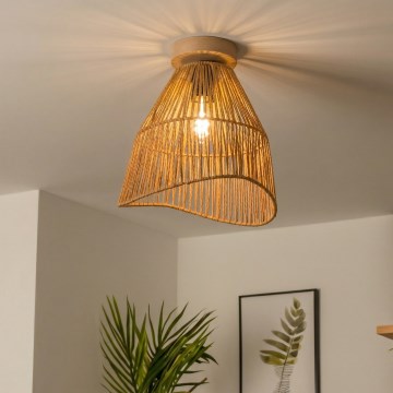 Brilagi - Lámpara de techo LED de superficie CERIA BOHO 1xE27/40W/230V Ø 30 cm marrón/roble