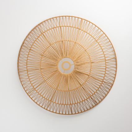 Brilagi - Lámpara de techo LED de superficie CERIA BOHO 1xE27/40W/230V Ø 70 cm marrón/roble