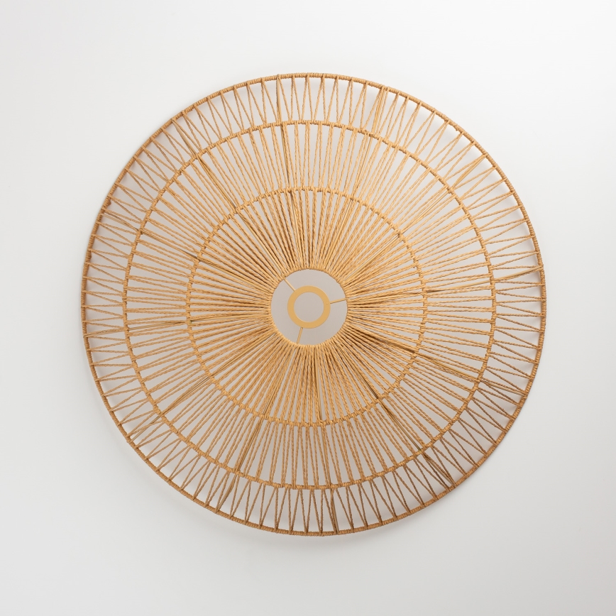 Brilagi - Lámpara de techo LED de superficie CERIA BOHO 1xE27/40W/230V Ø 70 cm marrón/roble