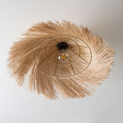 Brilagi - Lámpara de techo LED de superficie CERIA BOHO 1xE27/40W/230V Ø 70 cm ratán