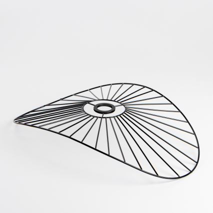 Brilagi - Lámpara de techo LED de superficie CERIA WIRE 1xE27/40W/230V 40x56 cm negro/roble