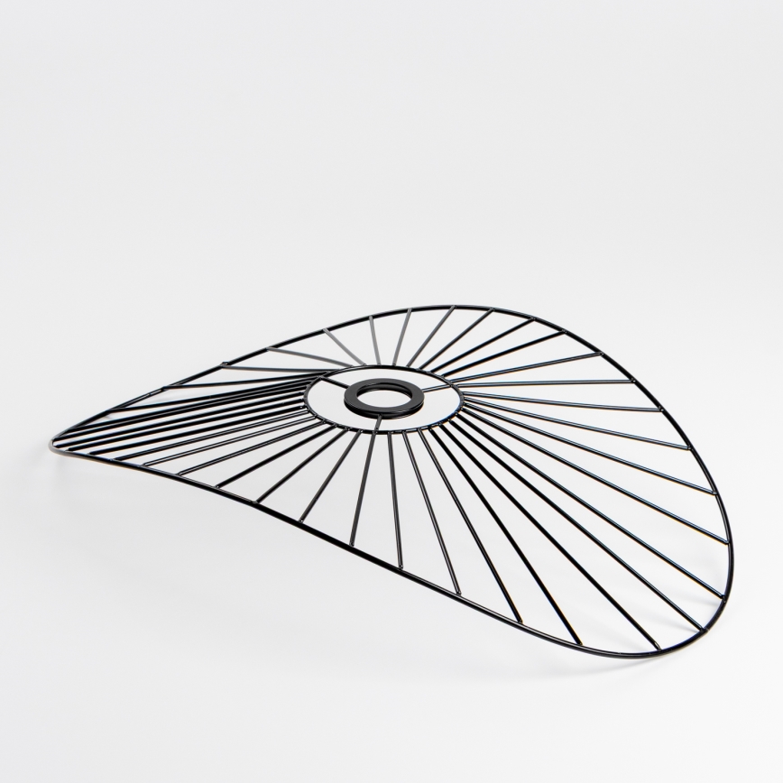 Brilagi - Lámpara de techo LED de superficie CERIA WIRE 1xE27/40W/230V 40x56 cm negro/roble