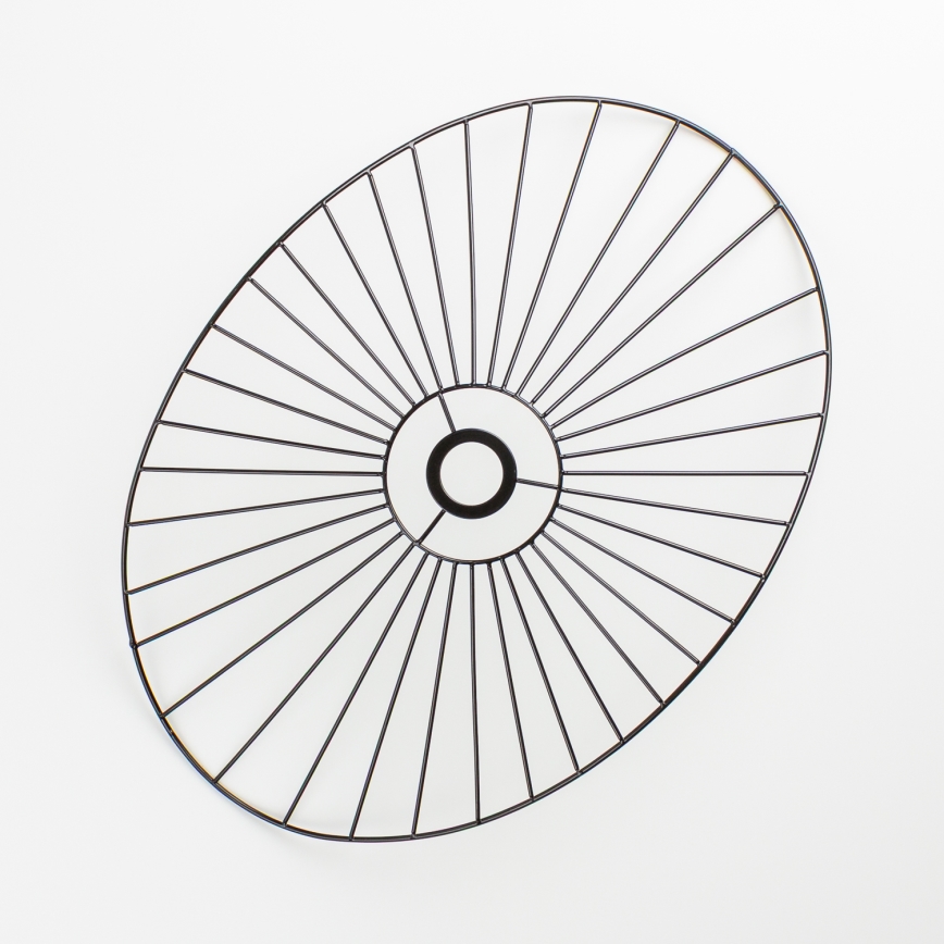 Brilagi - Lámpara de techo LED de superficie CERIA WIRE 1xE27/40W/230V 40x56 cm negro/roble