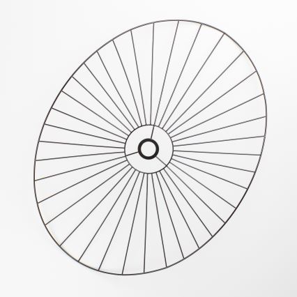 Brilagi - Lámpara de techo LED de superficie CERIA WIRE 1xE27/40W/230V 60x80 cm negro/roble