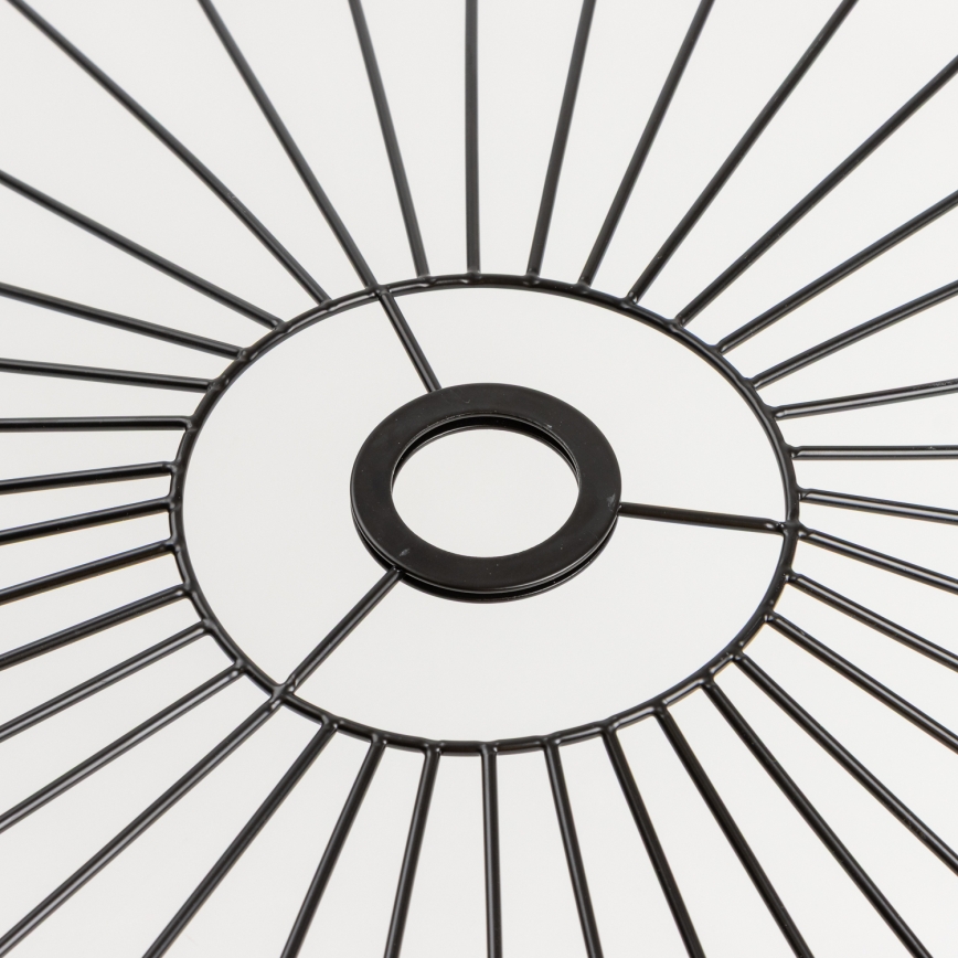 Brilagi - Lámpara de techo LED de superficie CERIA WIRE 1xE27/40W/230V 60x80 cm negro/roble