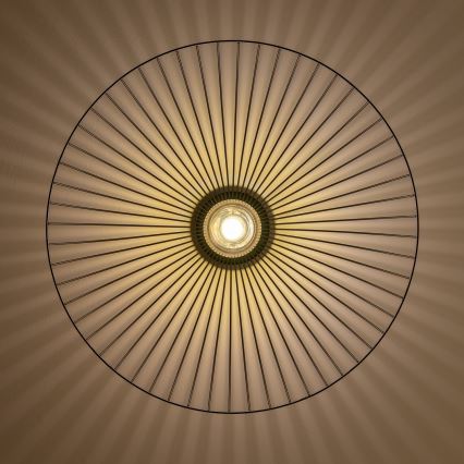 Brilagi - Lámpara de techo LED de superficie CERIA WIRE 1xE27/40W/230V Ø 60 cm negra