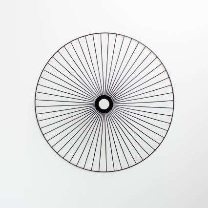 Brilagi - Lámpara de techo LED de superficie CERIA WIRE 1xE27/40W/230V Ø 60 cm negra