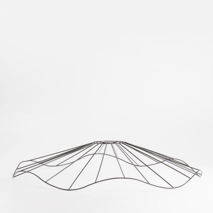 Brilagi - Lámpara de techo LED de superficie CERIA WIRE, 1xE27/40W/230V, Ø 80 cm, negro/roble