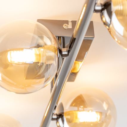 Brilagi - Lámpara de techo LED de superficie MILLA 4xG9/3W/230V negro cromado/dorado