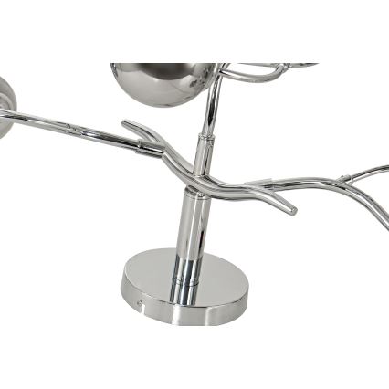 Brilagi - Lámpara de techo LED de superficie MISTEL 9xG9/3W/230V negro cromado/ahumado