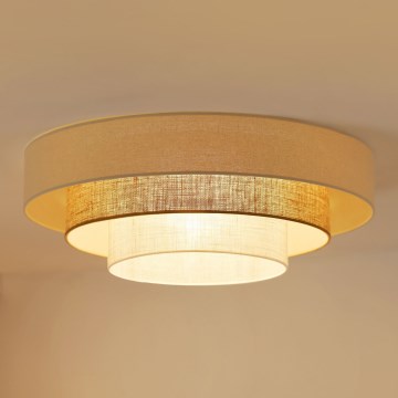 Brilagi - Lámpara de techo LED DENVER LUNETA LED/12W/230V Ø 60 cm 3000K/4000K/6400K beige/crema