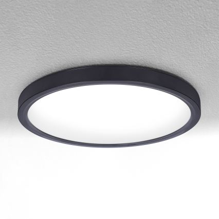 Brilagi - Lámpara de techo LED ESTELA LED/18W/230V diám. 30 cm negra