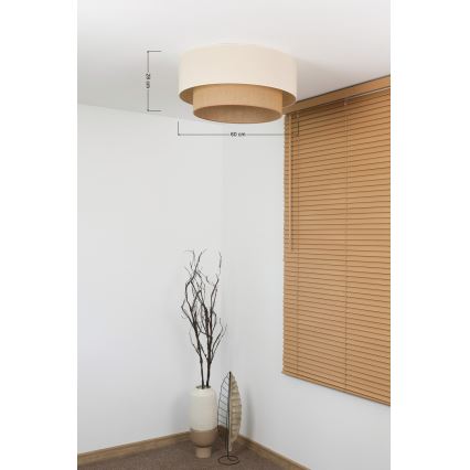 Brilagi - Lámpara de techo LED Estilo BOHO 3xE27/15W/230V Ø 60 cm