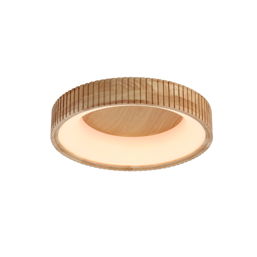 Brilagi - Luminaria de techo LED FALCON WOOD MODERN LED/30W/230V 3000/4000/6000K Ø 45 cm madera