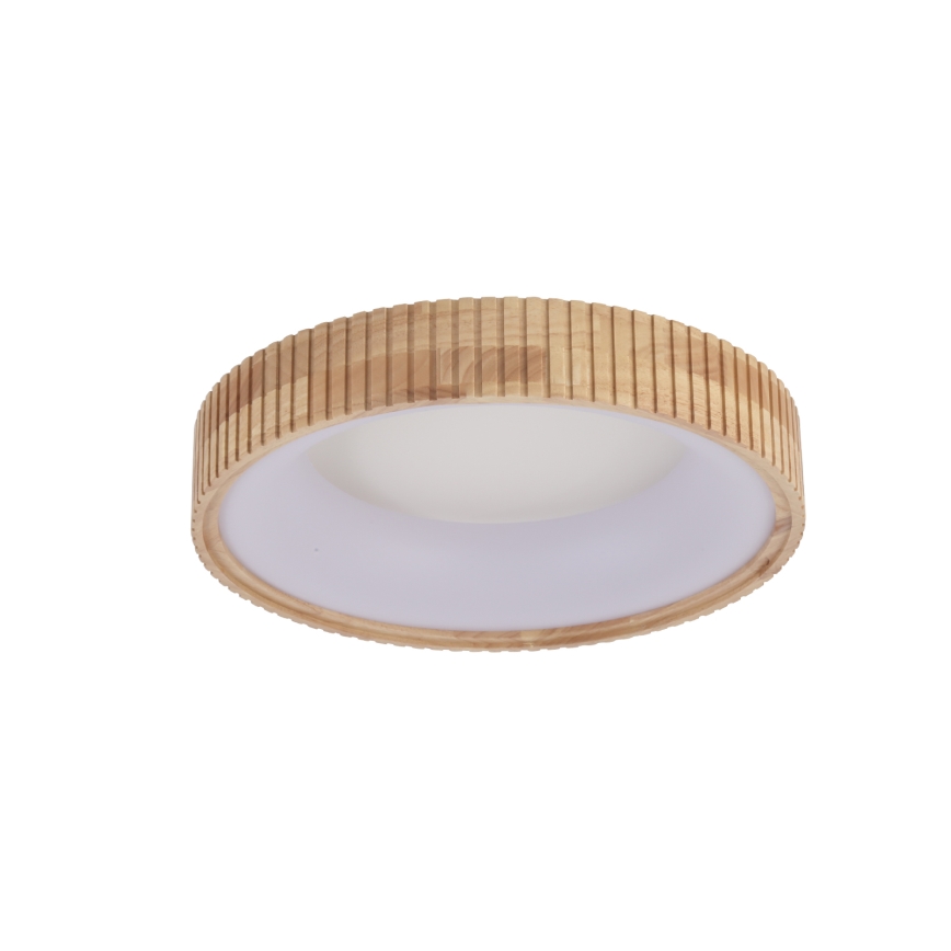 Brilagi - Luminaria de techo LED FALCON WOOD MODERN LED/30W/230V 3000/4000/6000K Ø 45 cm, madera