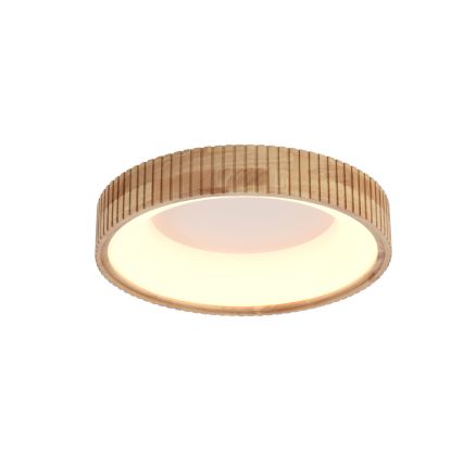 Brilagi - Luminaria de techo LED FALCON WOOD MODERN LED/30W/230V 3000/4000/6000K Ø 45 cm, madera
