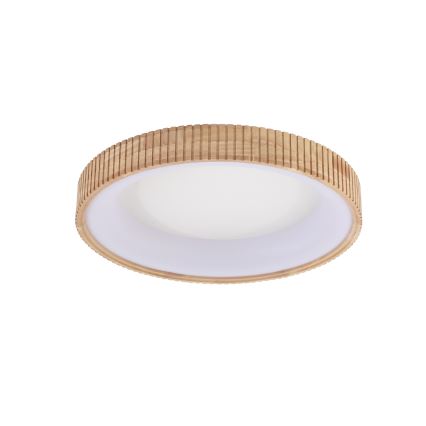 Brilagi - Luminaria LED de techo FALCON WOOD MODERN LED/40W/230V 3000/4000/6000K Ø 60 cm de madera
