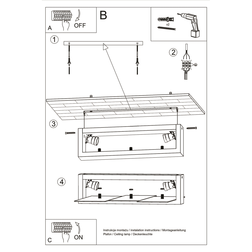 Brilagi - Lámpara de techo LED HERA 2xE27/7,5W/230V 43x43 cm madera