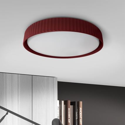 Brilagi - Lámpara de techo LED LUCIA LED/24W/230V Ø 31 cm roja