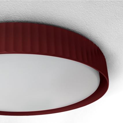 Brilagi - Lámpara de techo LED LUCIA LED/24W/230V Ø 31 cm roja