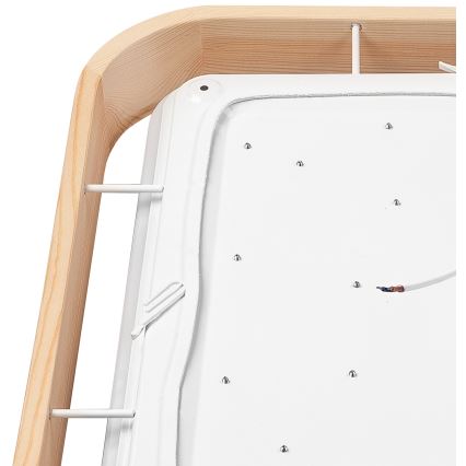 Brilagi - Plafón LED regulable MANAROLA CUBIC LED/24W/230V 45x45 cm 3000-6500K, acabado pino + mando a distancia