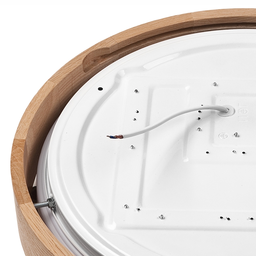Brilagi - Lámpara de techo LED MANAROLA SIMPLE LED/24W/230V 3000K roble Ø 41 cm