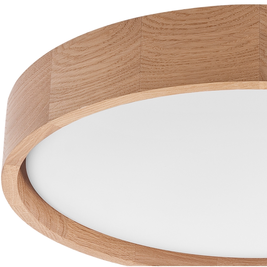 Brilagi - Lámpara de techo LED regulable MANAROLA SMART LED/24W/230V 2700-6500K roble Ø 41 cm Wi-Fi + mando a distancia Tuya