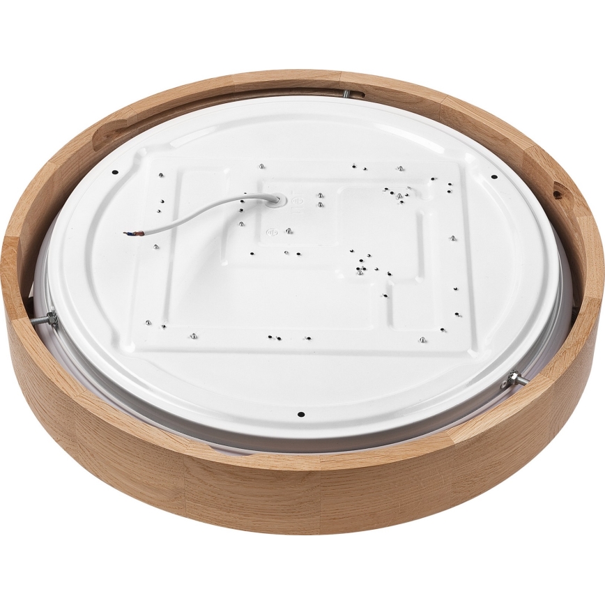 Brilagi - Lámpara de techo LED regulable MANAROLA SMART LED/24W/230V 2700-6500K roble Ø 41 cm Wi-Fi + mando a distancia Tuya