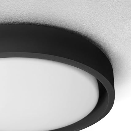 Brilagi - Lámpara de techo LED MATTEO LED/24W/230V Ø 31 cm negro