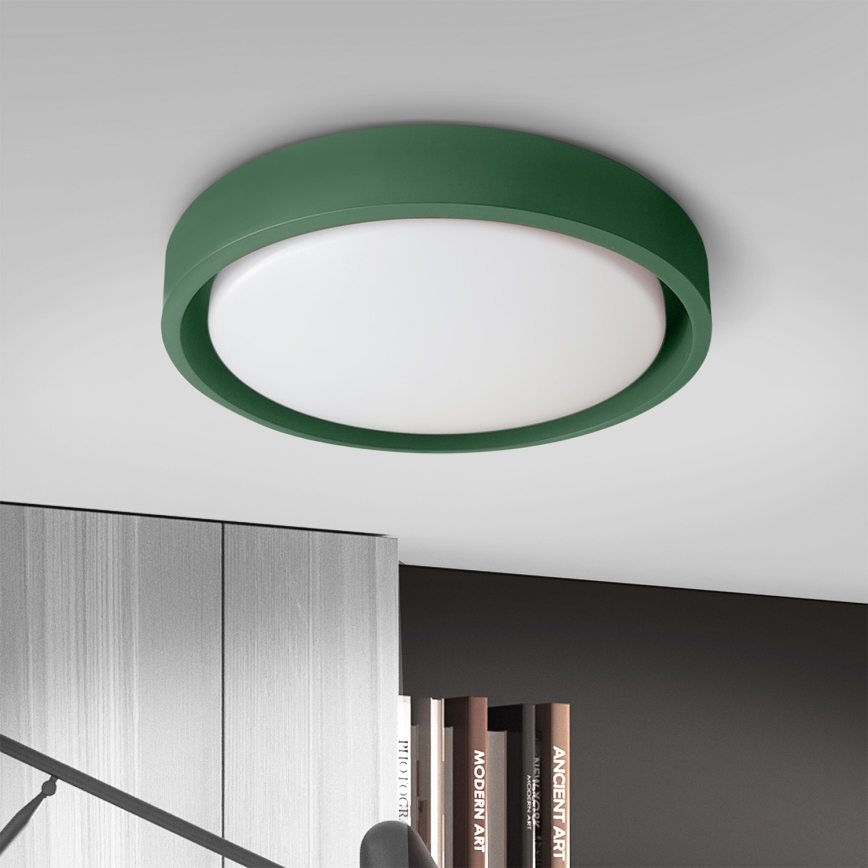 Brilagi - Lámpara de techo LED MATTEO LED/24W/230V Ø 31 cm, verde
