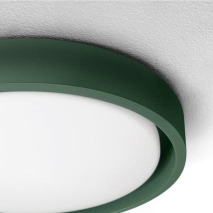 Brilagi - Lámpara de techo LED MATTEO LED/24W/230V Ø 31 cm, verde