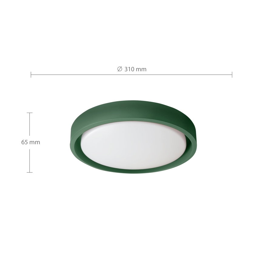 Brilagi - Lámpara de techo LED MATTEO LED/24W/230V Ø 31 cm, verde