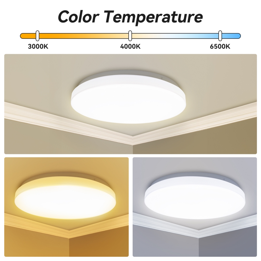 Brilagi - Lámpara de techo LED MILKY WAY LED/24W/230V 3000/4000/6500K Ø 38 cm