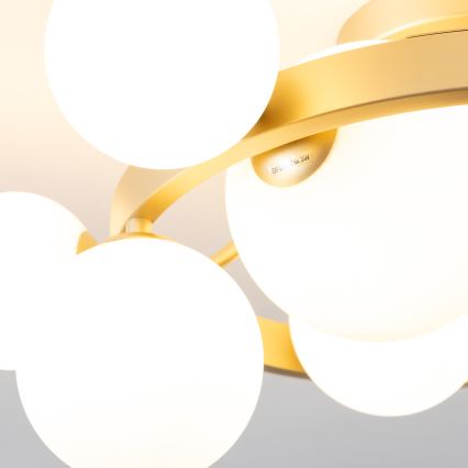 Brilagi - Lámpara de techo LED MILLA 10xG9/3W/230V dorado/blanco